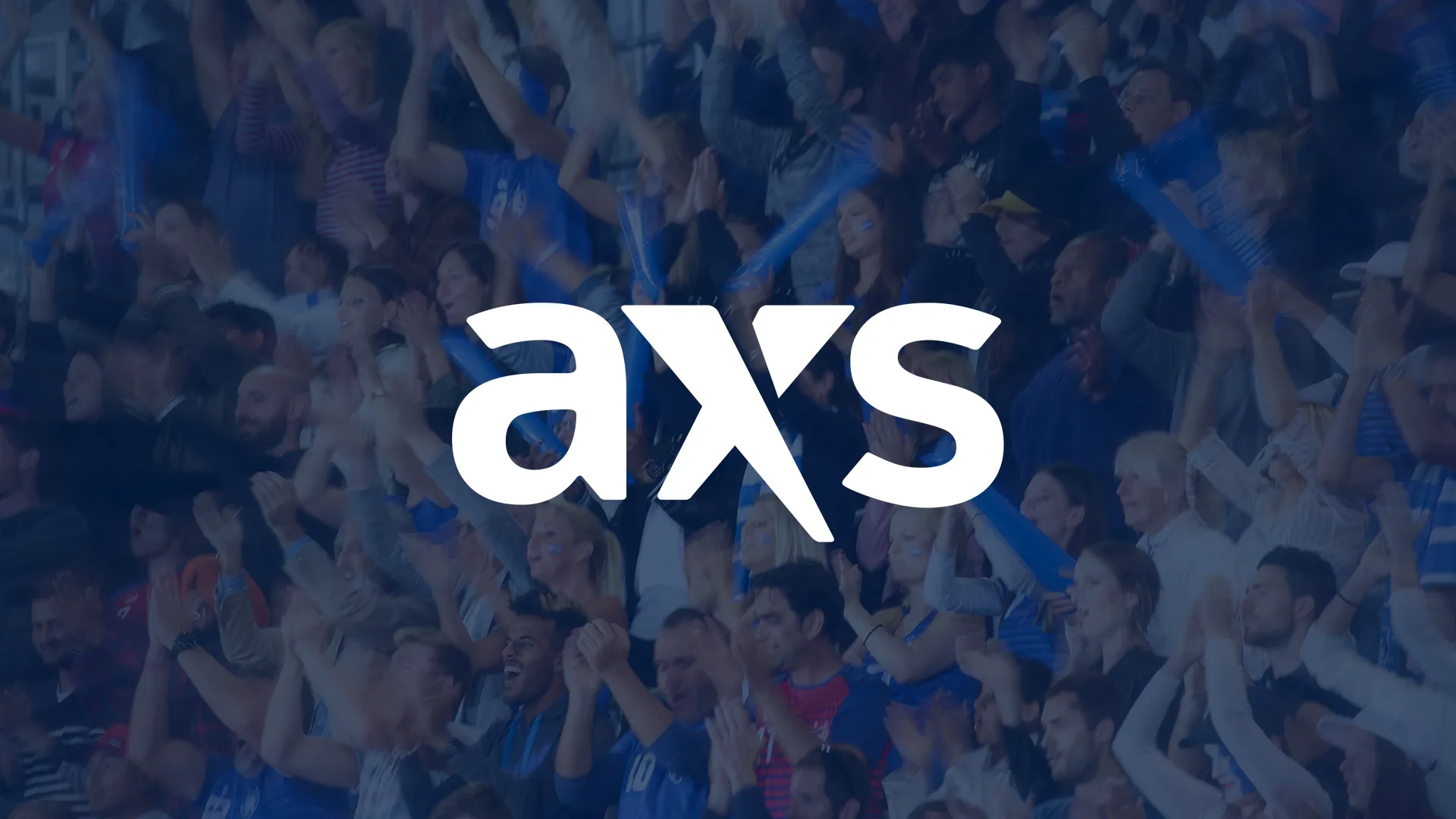 AXS logo over background photo of sporting event crowd