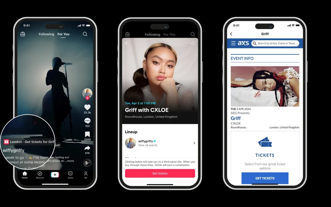 TikTok and AXS announce global ticketing partnership