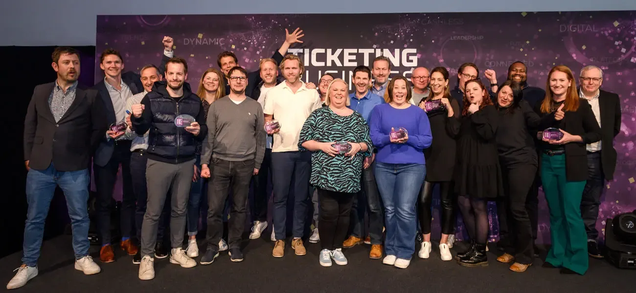 Photos of winners from the 2023 Ticketing Business Awards