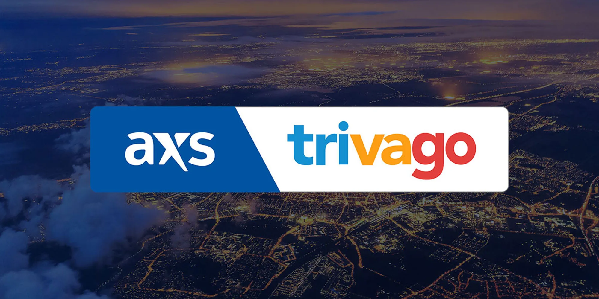 AXS and trivago partnership logo