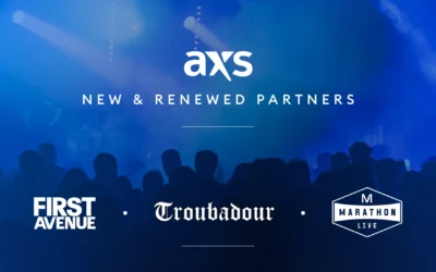 AXS deepens commitment to independent venues with new and renewed partnerships