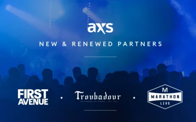 AXS deepens commitment to independent venues with new and renewed partnerships